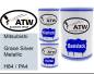 Preview: Mitsubishi, Grace Silver Metallic, H84 / PA4: 500ml Lackdose + 500ml Klarlack + 250ml Härter - Set, von ATW Autoteile West.